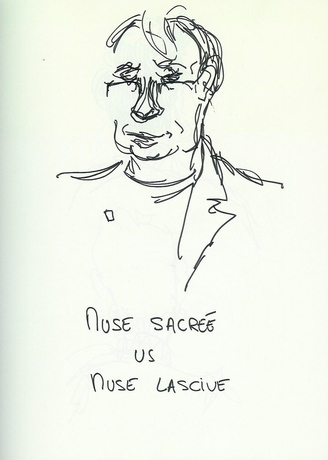 Muse sacrée, muse lascive, lecture de poèmes, A. Pelletier, L'Armitière, 240310